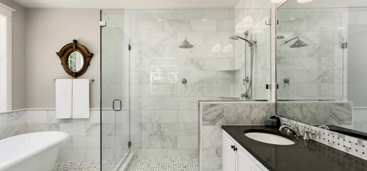 bathroom shower door installation in Laguna Hills
